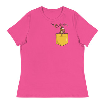 Monkey Butt Pocket Women's Relaxed T-Shirt - Bella + Canvas 6400 