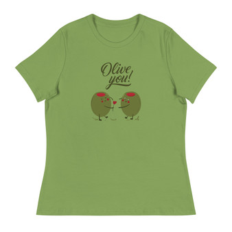 Olive You Women's Relaxed T-Shirt - Bella + Canvas 6400 