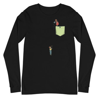 Watering Flowers Unisex Long Sleeve Tee - Bella + Canvas 3501 