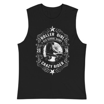 Roller Girl Unisex Muscle Shirt - Bella + Canvas 3483 