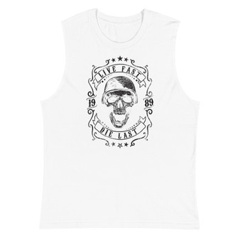 Live Fast Die Last Unisex Muscle Shirt - Bella + Canvas 3483 