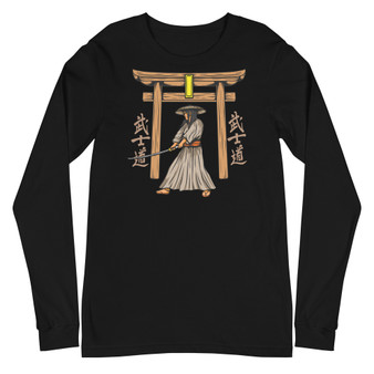 Samurai 10 Unisex Long Sleeve Tee - Bella + Canvas 3501 