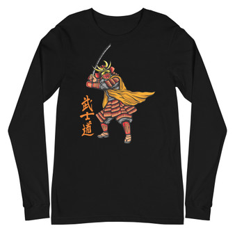 Samurai 22 Unisex Long Sleeve Tee - Bella + Canvas 3501 