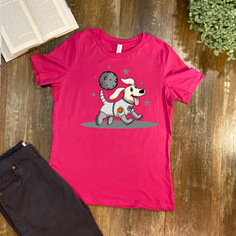 Berry Astro Rover  Women's Relaxed T-Shirt - Bella + Canvas 6400