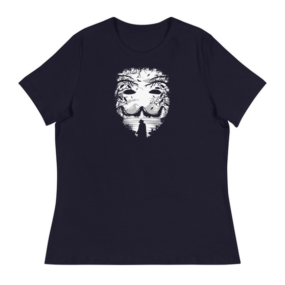 The Mask Women's Relaxed T-Shirt - Bella + Canvas 6400 