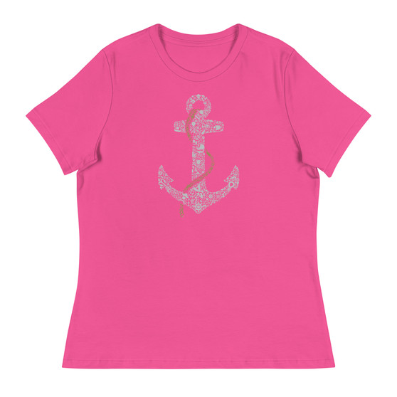 Anchor Women's Relaxed T-Shirt - Bella + Canvas 6400 