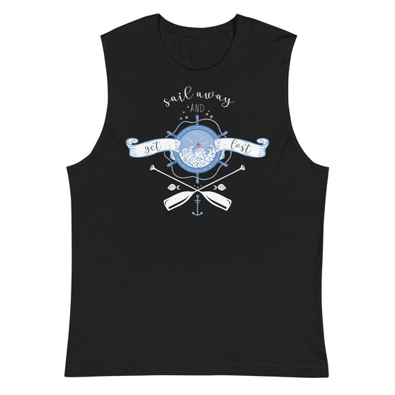 Sail Away Unisex Muscle Shirt - Bella + Canvas 3483 