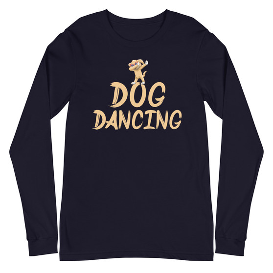 Dog Dancing Unisex Long Sleeve Tee - Bella + Canvas 3501 