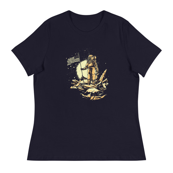The American Astronaut Women's Relaxed T-Shirt - Bella + Canvas 6400 
