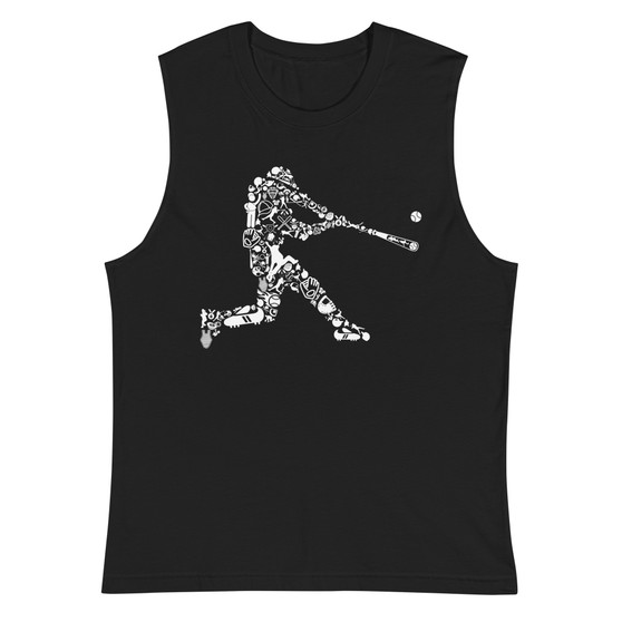 Baseball Player Unisex Muscle Shirt - Bella + Canvas 3483 