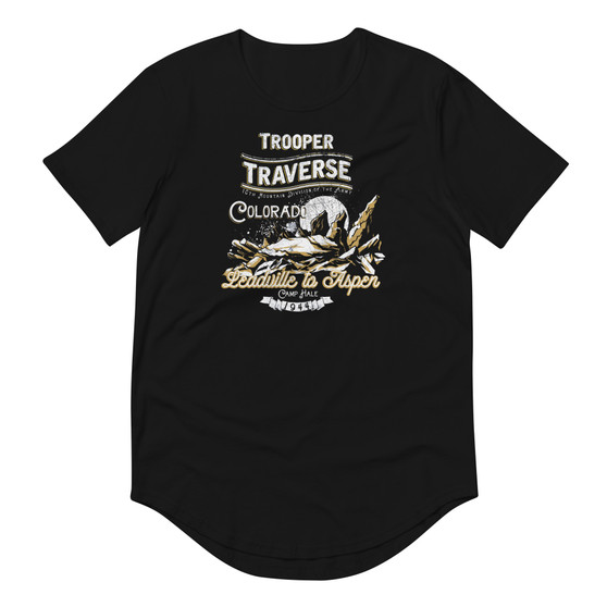 Trooper Traverse Curved Hem Tee - Bella + Canvas 3003 