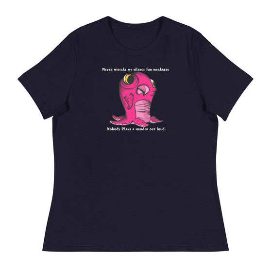 Never Mistake My Silence Women's Relaxed T-Shirt - Bella + Canvas 6400 