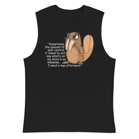 Sometimes the amount of self control Unisex Muscle Shirt - Bella + Canvas 3483 