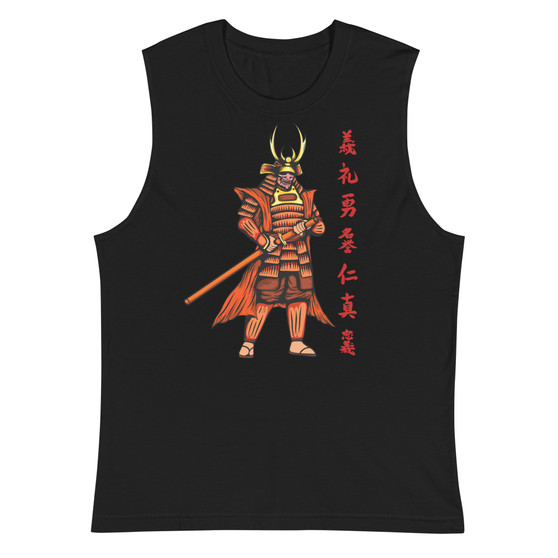 Samurai 2 Unisex Muscle Shirt - Bella + Canvas 3483 