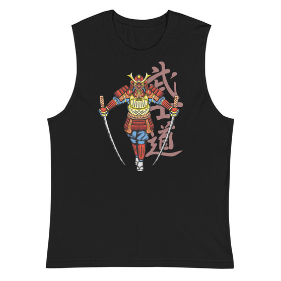 Samurai 4 Unisex Muscle Shirt - Bella + Canvas 3483 