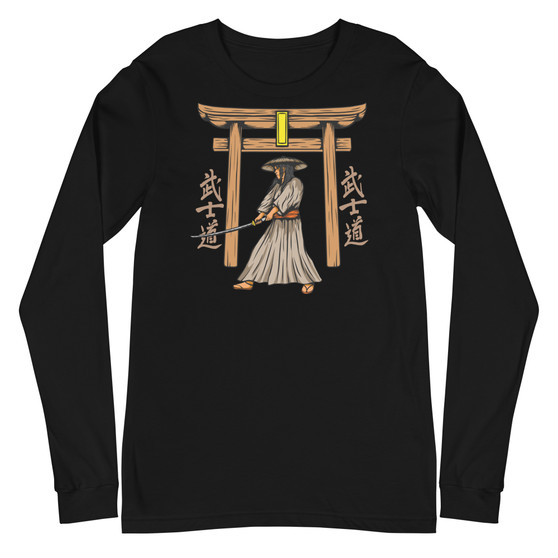 Samurai 10 Unisex Long Sleeve Tee - Bella + Canvas 3501 