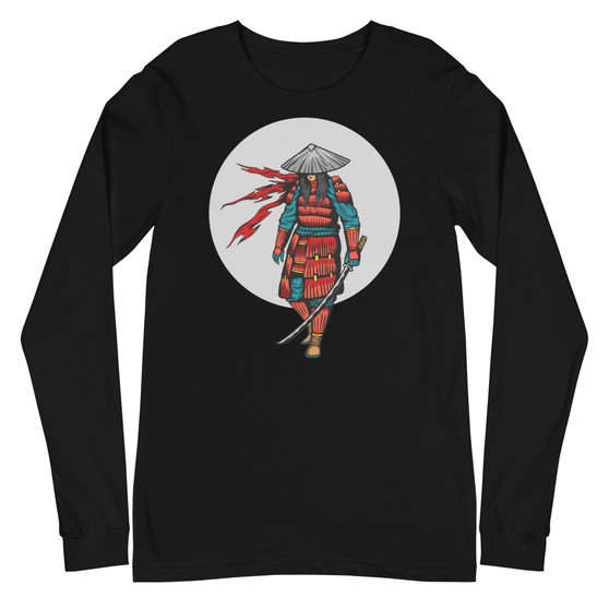 Samurai 12 Unisex Long Sleeve Tee - Bella + Canvas 3501 