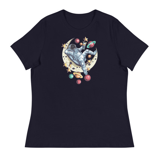 Moon Mimosas Women's Relaxed T-Shirt - Bella + Canvas 6400 