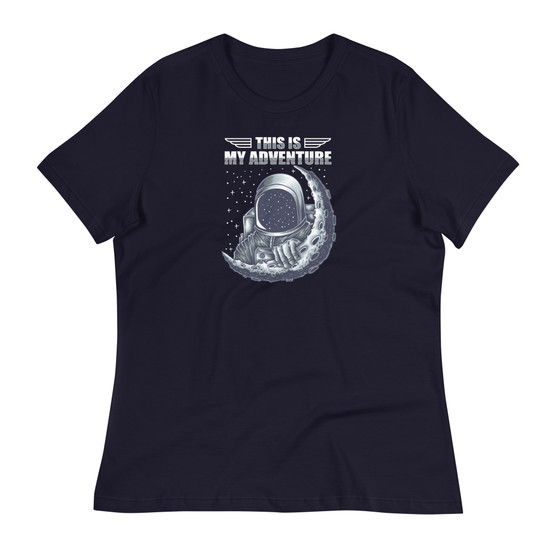 Astronaut Adventure Women's Relaxed T-Shirt - Bella + Canvas 6400 