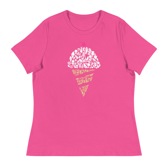 Ice Cream Women's Relaxed T-Shirt - Bella + Canvas 6400 