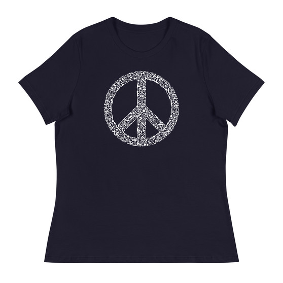 War and Peace Women's Relaxed T-Shirt - Bella + Canvas 6400 