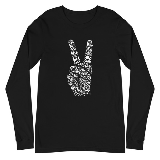 Peace Unisex Long Sleeve Tee - Bella + Canvas 3501 