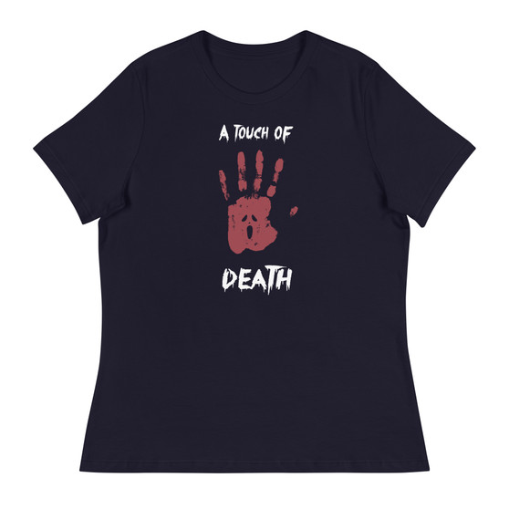 A Touch Of Death Women's Relaxed T-Shirt - Bella + Canvas 6400 