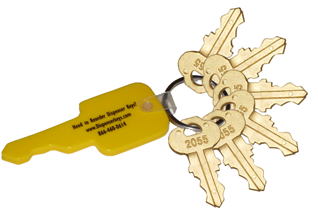 Bradley Automatic Soap Dispenser Key (6Pack)