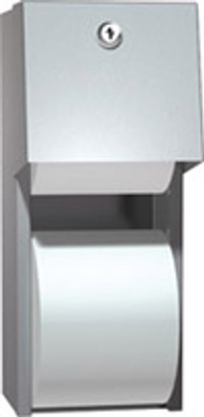 American Specialties Surface Mounted Dual Roll Toilet Tissue Dispenser