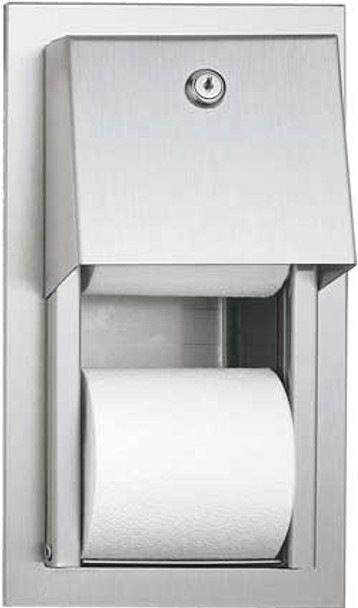 American Specialties Recessed Dual Roll Toilet Tissue Dispenser