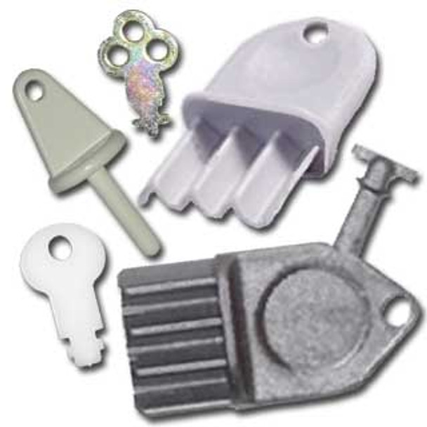 San Jamar Master Dispenser Key Ring Set