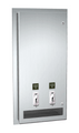 American Specialties Recessed Sanitary Napkin / Tampon Dispenser