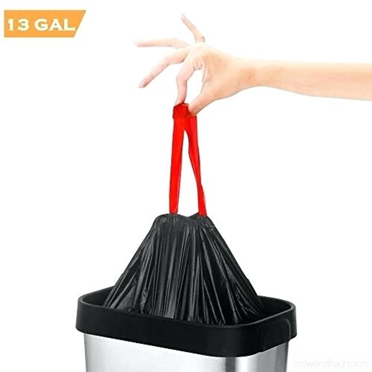 10 gallon drawstring trash bags