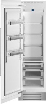 Bertazzoni - Professional Series 17.44 Cu. Ft. Built-in Refrigerator Column with state of the art sensor managed temperature zones. - Stainless Steel