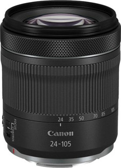 Canon - RF24-105mm F4-7.1 IS STM Standard Zoom Lens for EOS R-Series Cameras - Black