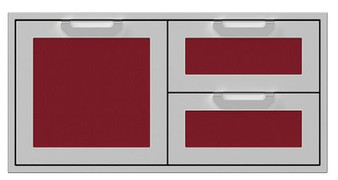 Hestan - AGSDR Series 42" Double Drawer and Storage Door Combination - Tin Roof