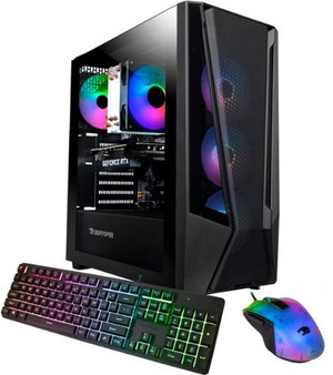 iBUYPOWER - TraceMesh Gaming Desktop - Intel Core i7-13700F - NVIDIA GeForce RTX 4060 8GB - 16GB DDR5 RAM - 1TB NVMe SSD - Black