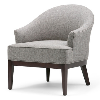 Simpli Home - Louise Tub Chair - Warm Slate Grey