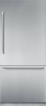 Thermador - Freedom Collection 19.6 Cu. Ft. Bottom-Freezer Built-In Refrigerator with Ice Maker - Stainless Steel