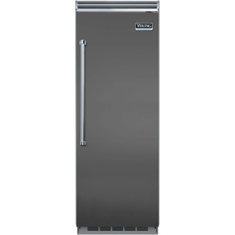 Viking - Professional 5 Series Quiet Cool 15.9 Cu. Ft. Upright Freezer with Interior Light - Damascus Gray