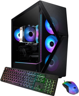 iBUYPOWER Slate 8 MESH Gaming Desktop PC - Intel Core i7 14700F - NVIDIA GeForce RTX 4060 8GB - 32GB DDR5 RAM - 1TB NVMe - Black