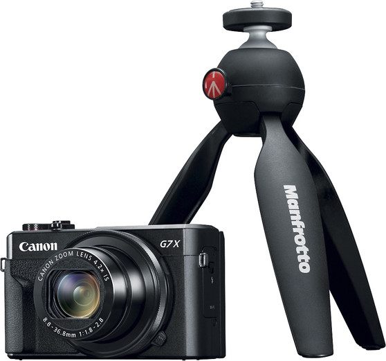 Canon - PowerShot G7 X Mark II 20.1-Megapixel Digital Camera Video Creator Kit - Black