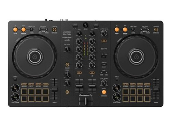 Pioneer DJ - DDJ-FLX4: 2-Channel DJ Mixer - Black