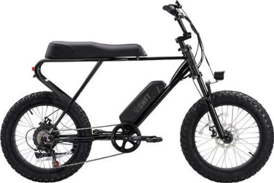 SWFT - ZIP eBike w/ 37mi Max Operating Range & 20  mph Max Speed - Black