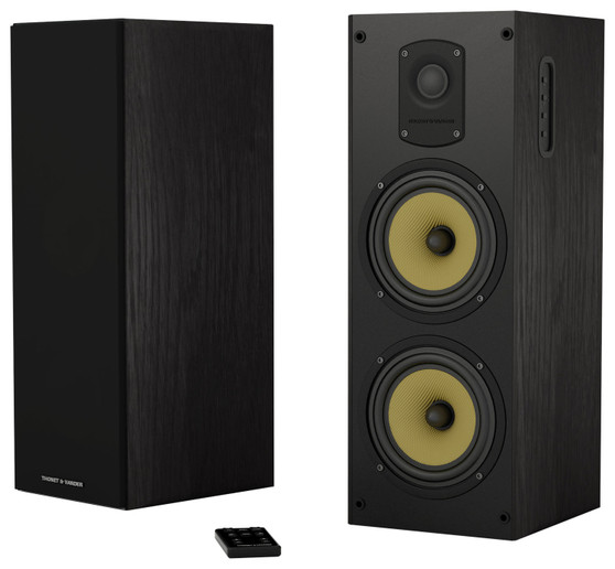 Thonet & Vander - Koloss Dual 6.5" 800W 2-Way Bluetooth Speakers (Pair) - Black