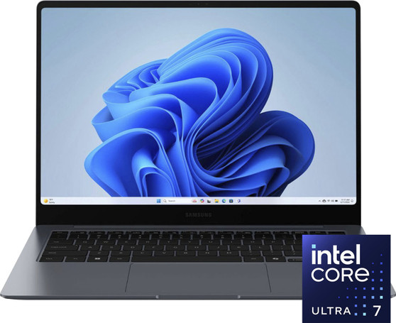 Samsung - Galaxy Book4 Pro 14" AMOLED Touch Screen Laptop - Intel Core Ultra 7 - 16GB Memory - 512GB SSD - Moonstone Gray