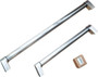 Bertazzoni - Master Series Handle Kit for 31" Bottom-Mount Refrigerator - Stainless Steel