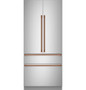 Café - 20.2 Cu. Ft.Built-In French Door Refrigerator with Bottom Freezer and Wi-Fi - Stainless Steel French Door