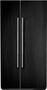 JennAir - 25.5 Cu. Ft. Side-by-Side Refrigerator with Capacitive Touch Controls - Custom Panel Ready