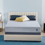 Serta - Sheepless Nights 9" Medium Foam Mattress -Full - Blue